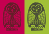 Принт red_green_owl для печати на майке, футболке, толстовке, свитшоте, кепке или кружке