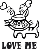 Принт Love Me для печати на майке, футболке, толстовке, свитшоте, кепке или кружке