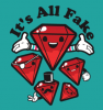 Принт it\'s all fake! для печати на майке, футболке, толстовке, свитшоте, кепке или кружке